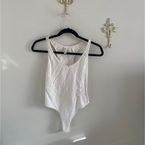 White cotton bodysuit